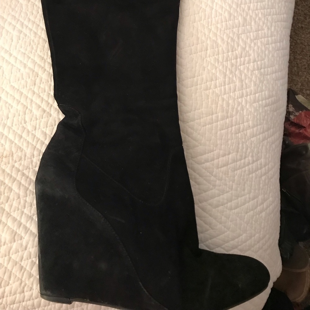 Via Spiga Knee High Wedge Boots